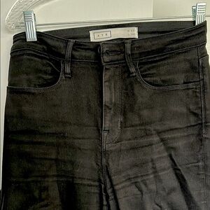 AYR Women's High Rise Black Skinny Jeans